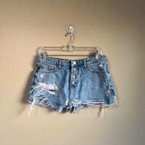 Zara size 6 denim shorts